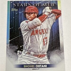 Topps Stars of MLB Trading Card - Red and White